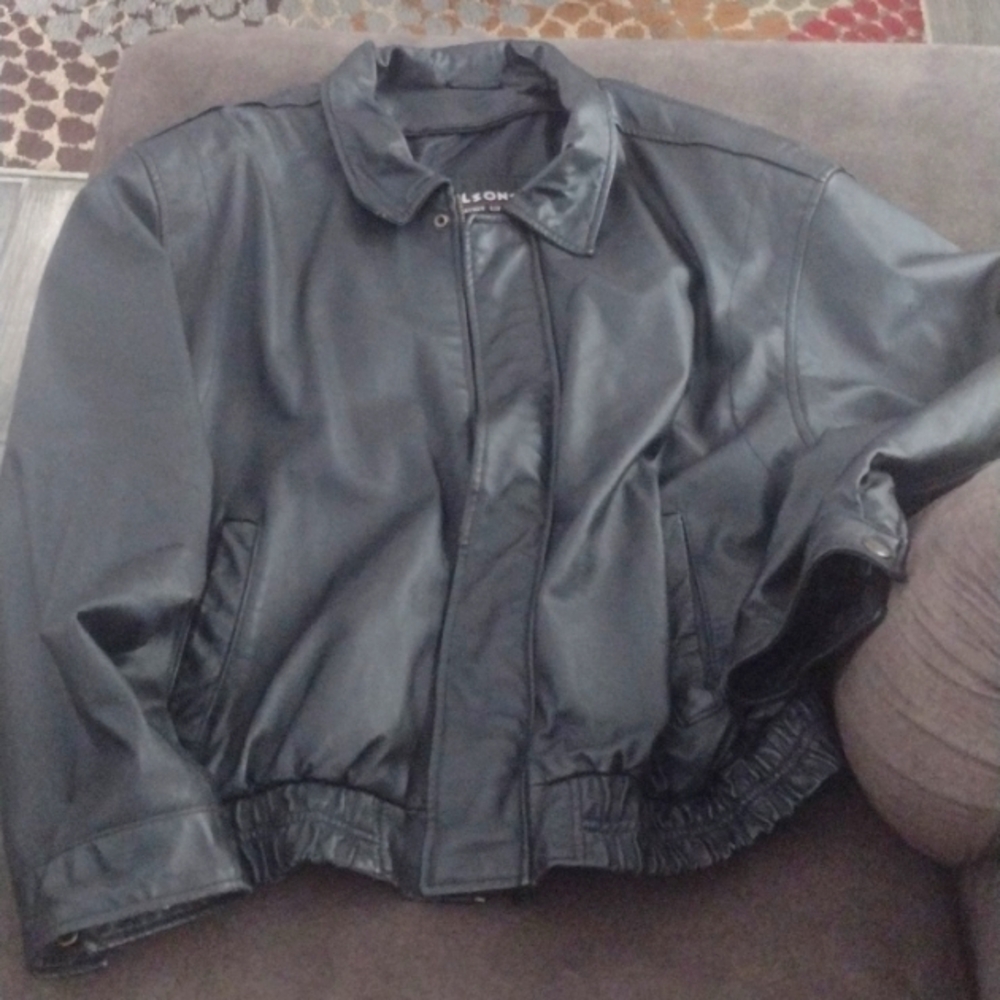 Men's Leather Jacket Size XL
